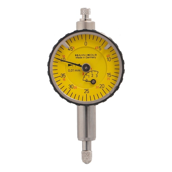 Reloj comp. con anillo plást., interv. escala 0,01 mm, rango de medición 3&nbsp;mm - Relojes comparadores