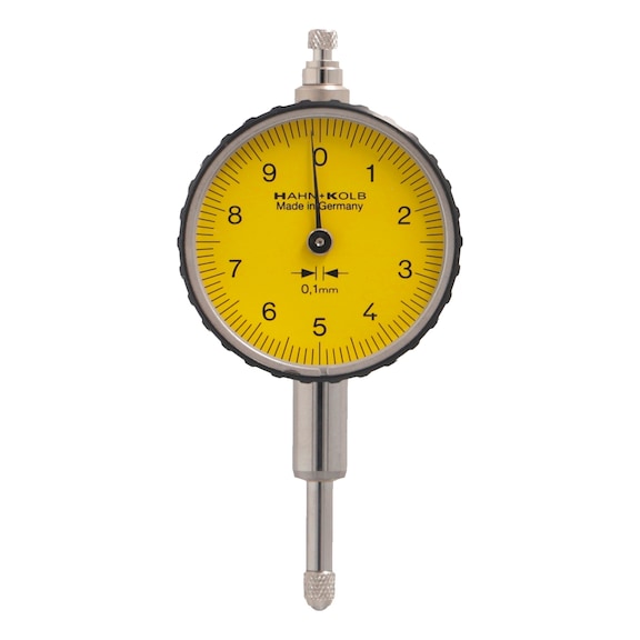 Reloj comp. con anillo plást., interv. escala 0,1 mm, rango de medición 10&nbsp;mm - Relojes comparadores