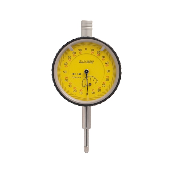 Dial gauge 0.001&nbsp;mm scale interval 5&nbsp;mm measuring range - Standard dial gauges