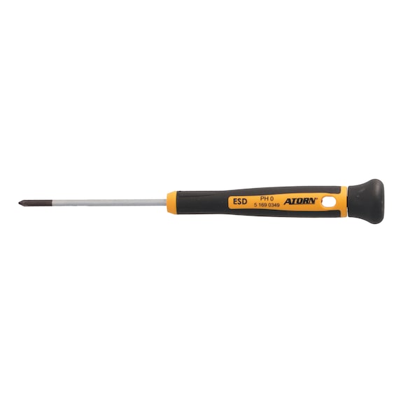 ATORN high-precision screwdriver, PH 0 - ESD Phillips screwdriver