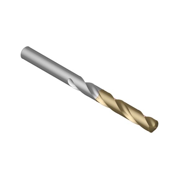 ATORN twist drill N HSS, steam-treated, DIN 338, 8.5 mm x 117 mm x 75 mm, 118° - Twist drill type N HSS, vaporised