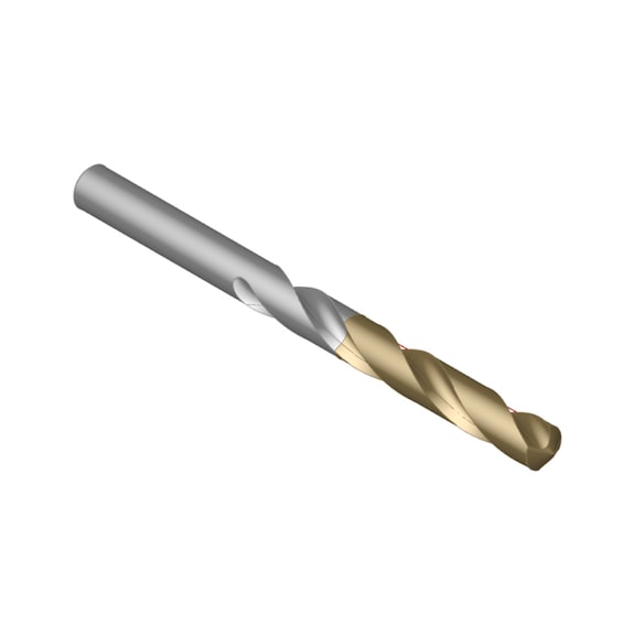 ATORN twist drill N HSS, steam-treated, DIN 338, 10.0 mm x 133 mm x 87 mm, 118° - Twist drill type N HSS, vaporised