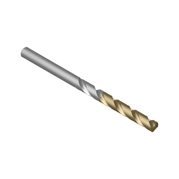 ATORN twist drill NV HSSE, DIN 338, 5.1 mm x 86 mm x 52 mm, 135° - Twist drill type NV HSSE