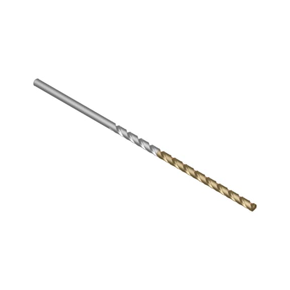 ATORN foret métal TLP HSS- TiN, DIN 340, 2,4 mm x 95 mm x 62 mm, 130° - Foret métal type TLP HSS-TiN