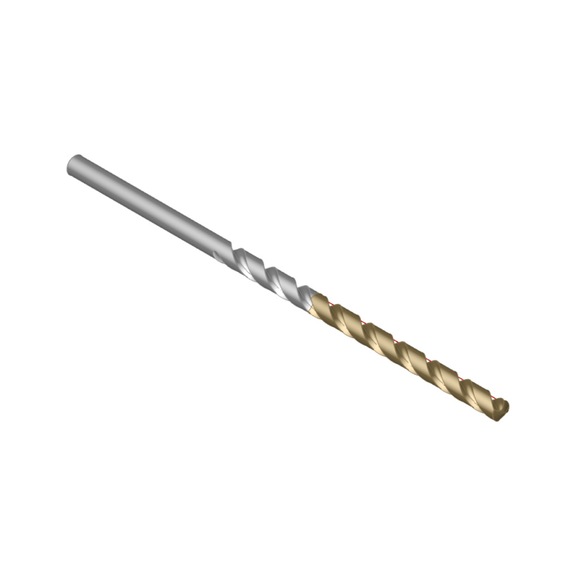 ATORN foret métal TLP HSS-TiN DIN 340 4,9 mm x 132 mm x 87 mm, 130° - Foret métal type TLP HSS-TiN