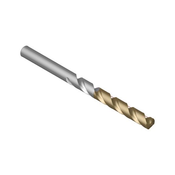 ATORN foret métal TLP HSSE TiAIN, DIN 338, 7,7 mm x 117 mm x 75 mm, 130° - Foret métal type TLP HSSE TiAlN