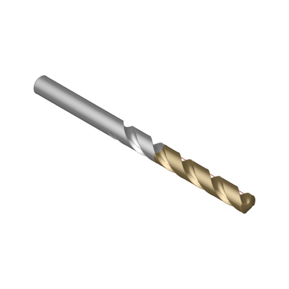 ATORN foret métal TLP HSSE TiAIN, DIN 338, 7,9 mm x 117 mm x 75 mm, 130° - Foret métal type TLP HSSE TiAlN