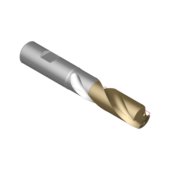 ATORN 高性能 SC 钻头，ULTRA M HPC 3xD，17.5 毫米 x 18 毫米 x 123 毫米，HB 内部 - 高性能钻头，整体硬质合金，ULTRA M HPC，3xD，带内部冷却功能，HB