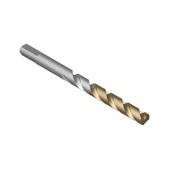 Multi-foret métal ATORN DIN338 9,0 mm x 125 mm x 81mm 135° 3 surfaces de serrage - Multi-forets métal