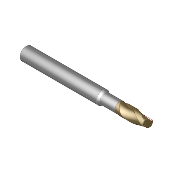 ATORN sert karbür kanal açma bıçağı ultra T=2 5,00 mm mil DIN 6535 HB - Sert karbür parmak freze