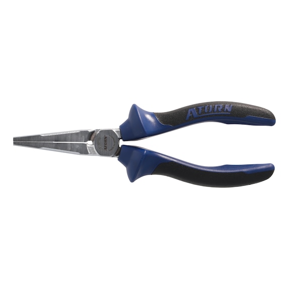 Langbeck flat nose pliers with 2-component grip covers