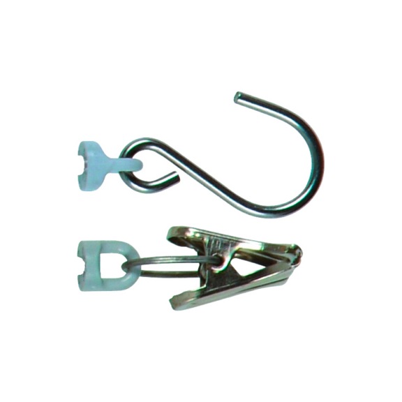 PESOLA clips and hooks for Micro/Medio - Accessories for PESOLA spring scales and spring force scales