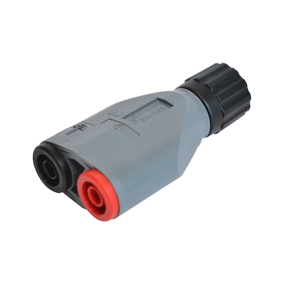 BNC adapter with 4 mm measuring sockets