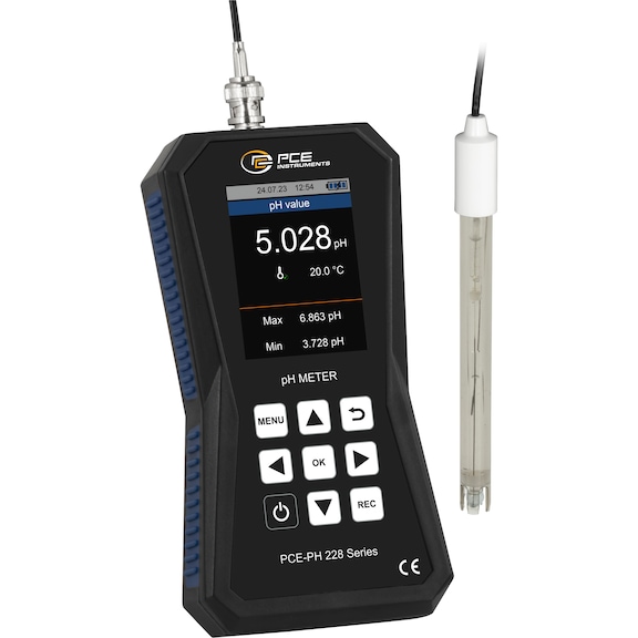 PCE-PH 228 high-precision pH measuring instrument