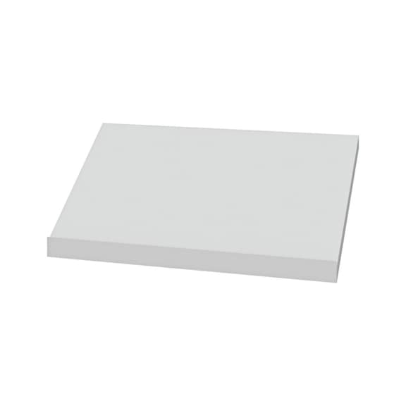 HOFE, tablette supplémentaire 1 000x600 mm, gris clair, 100 kg charge - Tablette supplémentaire pour étagères de stockage inclinées