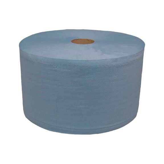 ORION Industrieputztuchrolle recyceltes Papier blau 2x1000 Blatt 360x215 mm - Industrieputztuchrolle