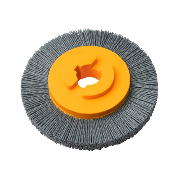 ATB® wheel brushes with full trim, cutter head holders/combination milling arbour