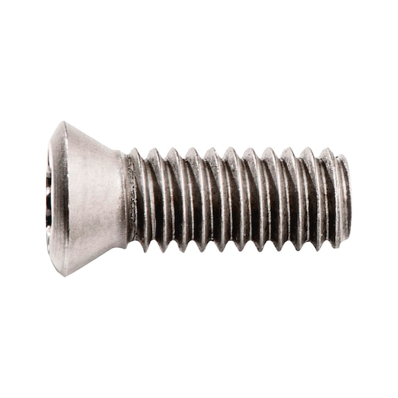 Fastening screws for tungsten carbide indexable insert
