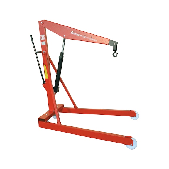 MAZZOLA/LONGUS works. crane hydr. 500 kg WLL lift. height min/max 410-2,360 mm - Workshop crane, hydraulic