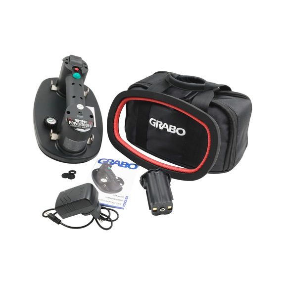 Ventouse de levage à batterie GRABO Plus avec sac - Nemo Grabo Plus