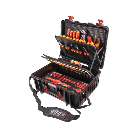 WIHA tool case set XL eMobility, 70 pieces - Tool case set XL eMobility