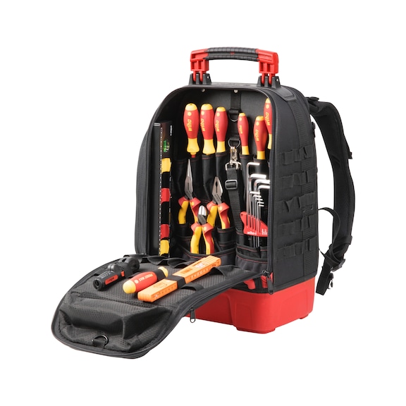 Tool backpack electric