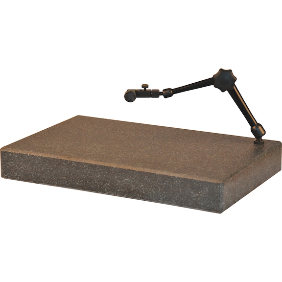 Base universal de piedra dura ATORN con brazo articulado 3D 400x250 mm - base de piedra dura universal