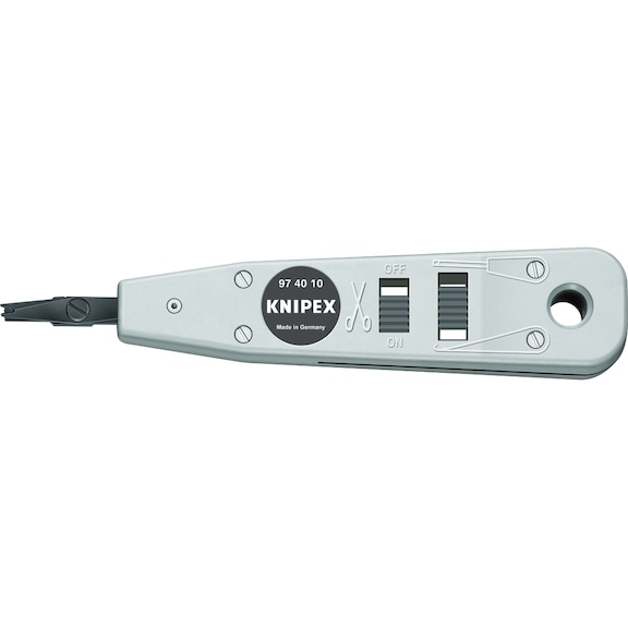 KNIPEX 插拔工具，用于 LSA-Plus 及相同组件，175 毫米 - 卡线刀