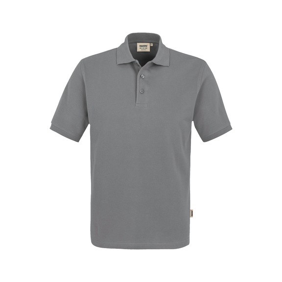 HAKRO Classic men's polo shirt, titanium, size XS - Men's Classic polo shirt