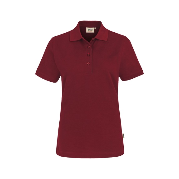 Polo Mikralinar® HAKRO pour femme, bordeaux, taille 3XL - Women's MIKRALINAR® polo shirt