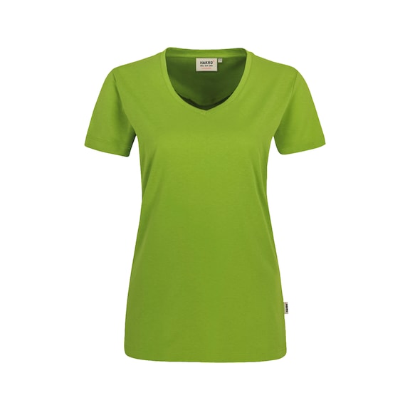 T-shirt MIKRALINAR HAKRO pour femmes, vert kiwi, taille L - Women's MIKRALINAR® T-shirt