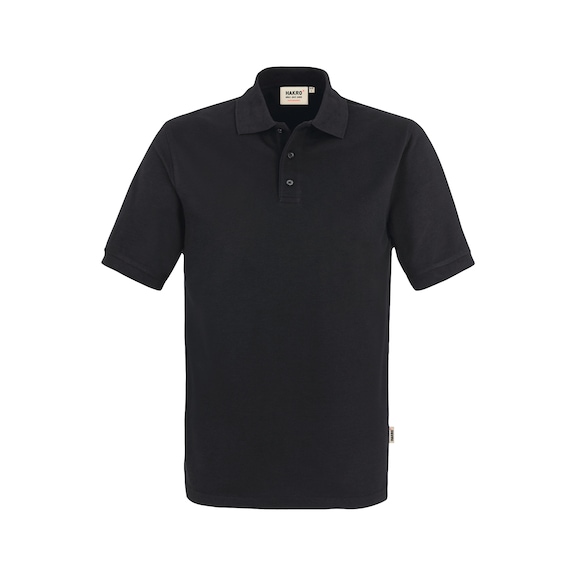 Polo Mikralinar® HAKRO pour homme, noir, taille L - Men's MIKRALINAR® polo shirt