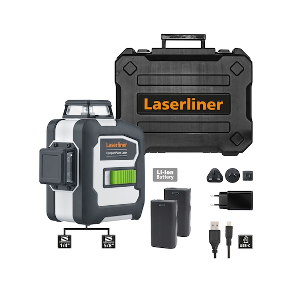 Laserliner Kreuzlinienlaser CompactPlane-laser 3G Pro - Kreuzlinienlaser CompactPlane-Laser 3G Pro