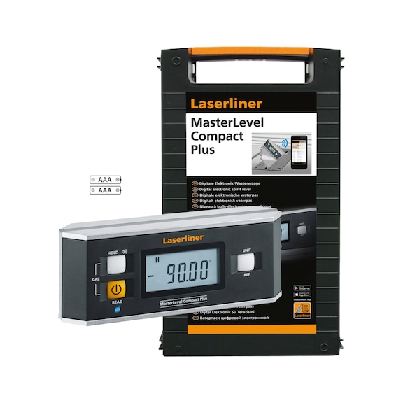 Laserliner Neigungsmessgeräte MasterLevel Compact Plus - Neigungsmessgerät MasterLevel Compact Plus