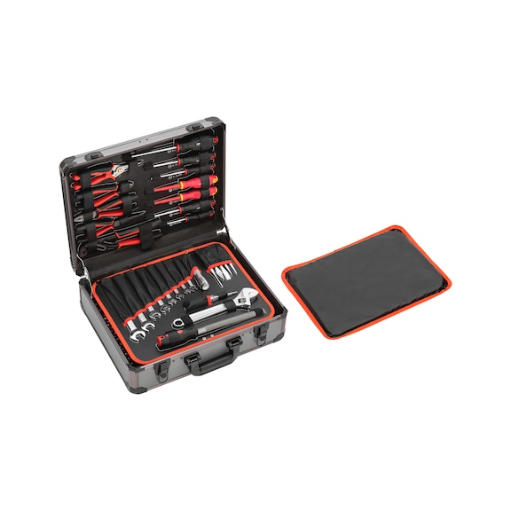 Caja de herramientas multiuso GEDORE RED, 138 piezas - Set de herramientas MULTIUSO en maletín de aluminio