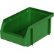 Polipropilén nyitott tárolódoboz, méret: 4, 161/140 x 106 x 75 mm, zöld - Nyitott tárolódoboz - 1
