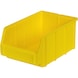 Polypropylenová skladovací krabice, velikost&nbsp;2, , 335/303x209x152&nbsp;mm, žlutá - Průhledná skladovací krabice - 1