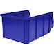 Polypropylene easy-view storage bin, size 3, 230/202 x 151 x 130 mm, blue - Easy-view storage bin - 3