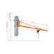 Wall-mounted slewing crane with electric chain hoist - 3