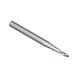 ORION solid carbide slotted square end mill 2-flute 1.5 mm shank DIN 1835A - Solid carbide end mill - 2
