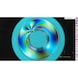 ASH polarised lens filter 58 mm w/ analyser for digital microscope - Polarising filter lens with analyser - 2