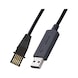 Câble de raccordement USB MITUTOYO 06AFM380F 2 m, fiche plate droite - Câble de connexion USB - 1