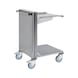 KONGAMEK platform trolley made of C3 stainless steel with load levelling function - Platform trolley made of C3 stainless steel, load capacity 150 kg - 2