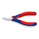 KNIPEX electronics gripping pliers, 115 mm, flat round jaws angled at 45 degrees - Gripping pliers for electronics - 2