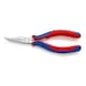 KNIPEX electronics gripping pliers, 145 mm, flat rd lg jaws, angled at 45 deg. - Gripping pliers for electronics - 2