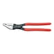 KNIPEX vehicle cone pliers 200&nbsp;mm angled polished head with plastic handle - Cone pliers, angled jaws - 2