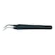 KNIPEX tweezers, sickle-shaped tips, ESD 120&nbsp;mm - Precision tweezers - 2