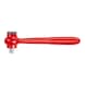 KNIPEX 1/2 inch VDE reversible ratchet, length 270 mm, insulated to 1,000 V - VDE reversible ratchet, 265&nbsp;mm - 2
