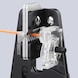 KNIPEX precíziós kábelcsupaszító fogó, 195 mm, 2-komp. markolattal, 2,50-10&nbsp;mm - Precíziós kábelcsupaszító fogó alakkésekkel - 2