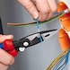 KNIPEX elektro-installatietang 200&nbsp;mm, tweecomponentenhandgreep - Elektro-installatietang voor vastpakken, snijden en krimpen - 3